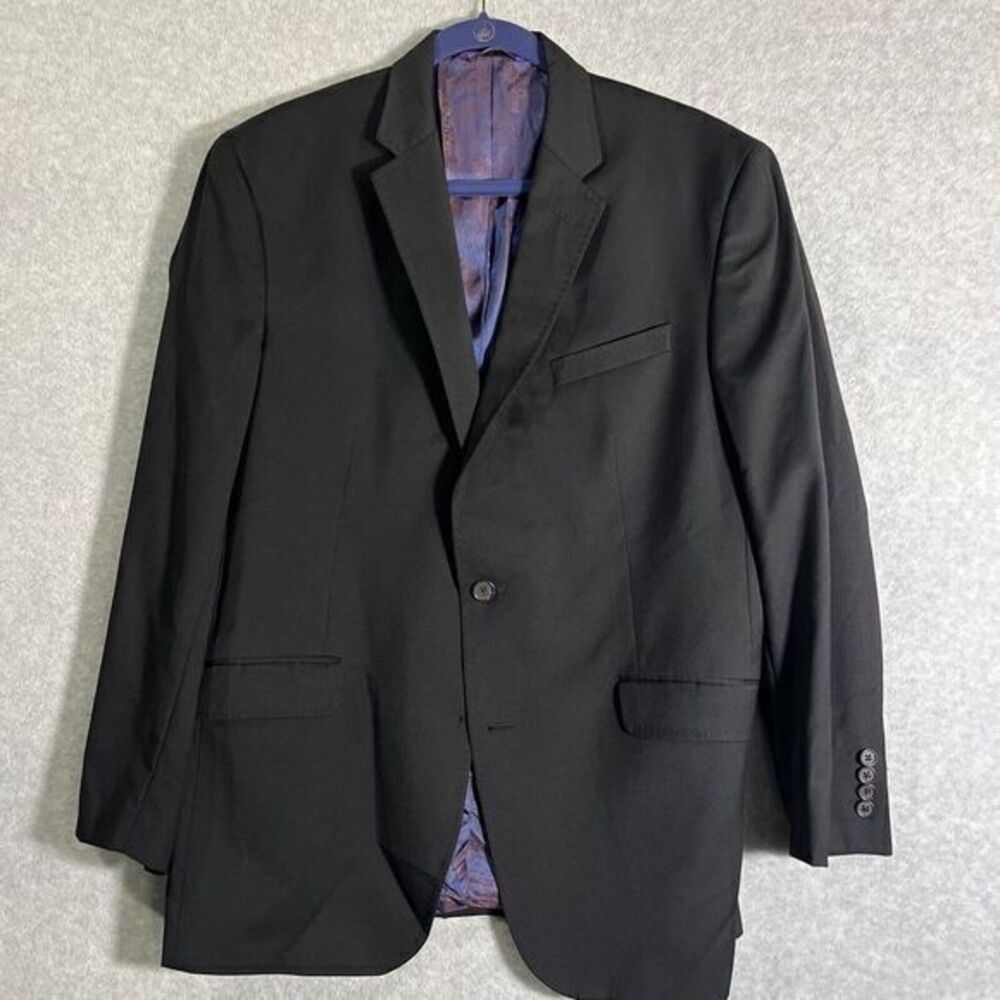 Ted Baker Endurance Jarrett 100% Wool Suit Jacket‎ Blazer Notch Lapel Blue 44